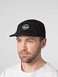 Бейсболка DJINNS арт. 5P Soft Flat Cap Summer Knit (черный)